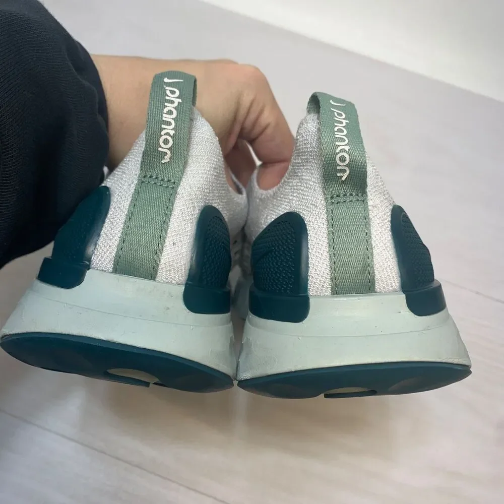 Womens‎ Size 9 Nike React Phantom Run 2 White Teal Running Shoes DO6698-001